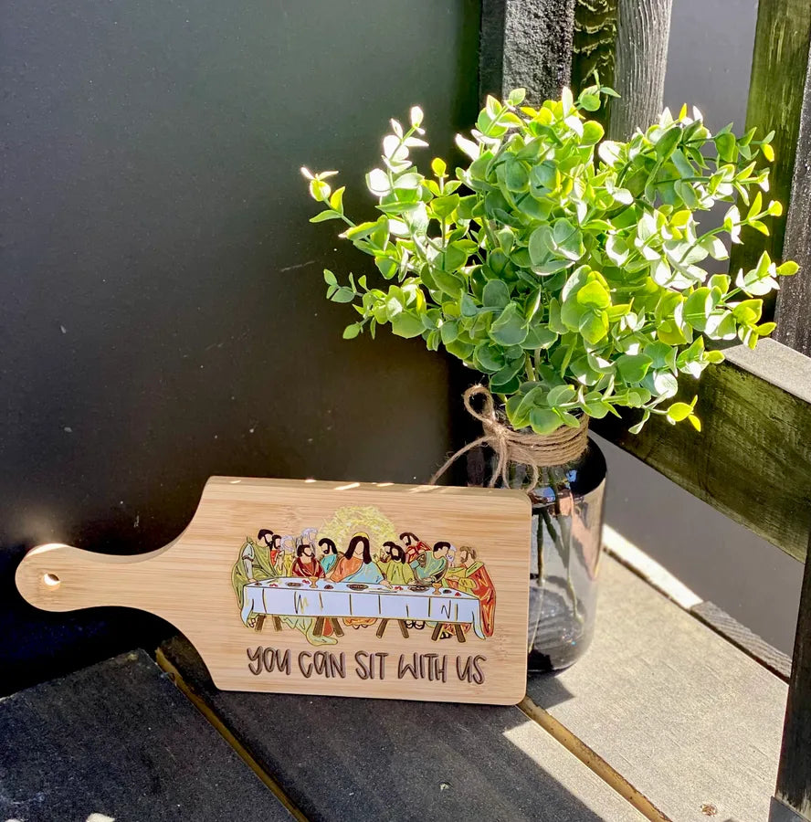 You can sit with us Cutting Board
