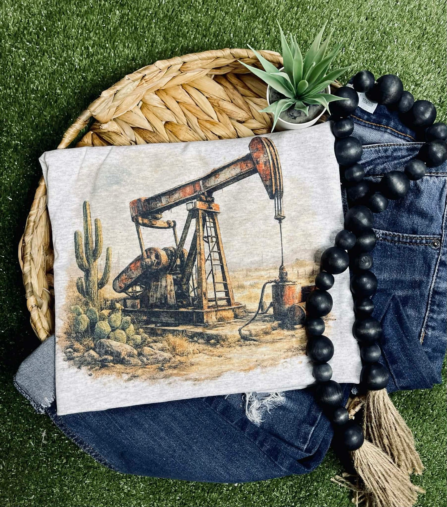 Pump Jack (Gildan Tee)