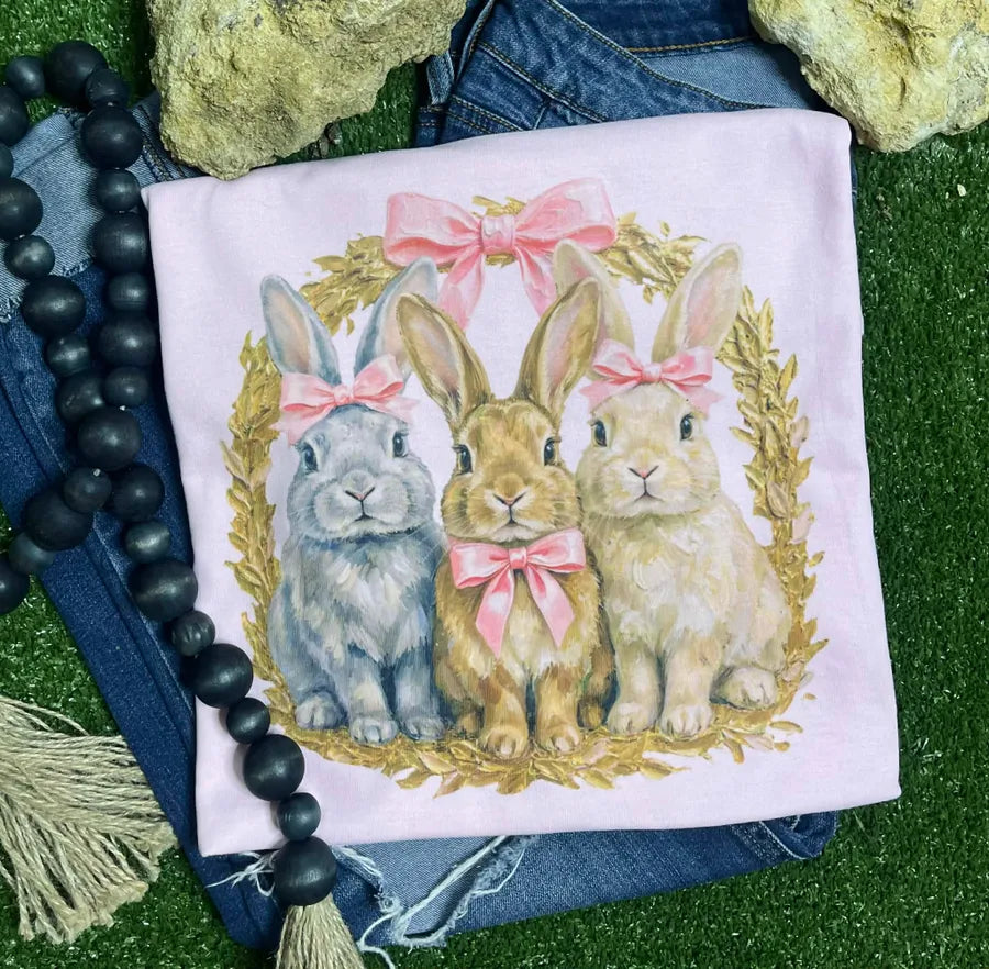 Three bunnies (Gildan Tee)