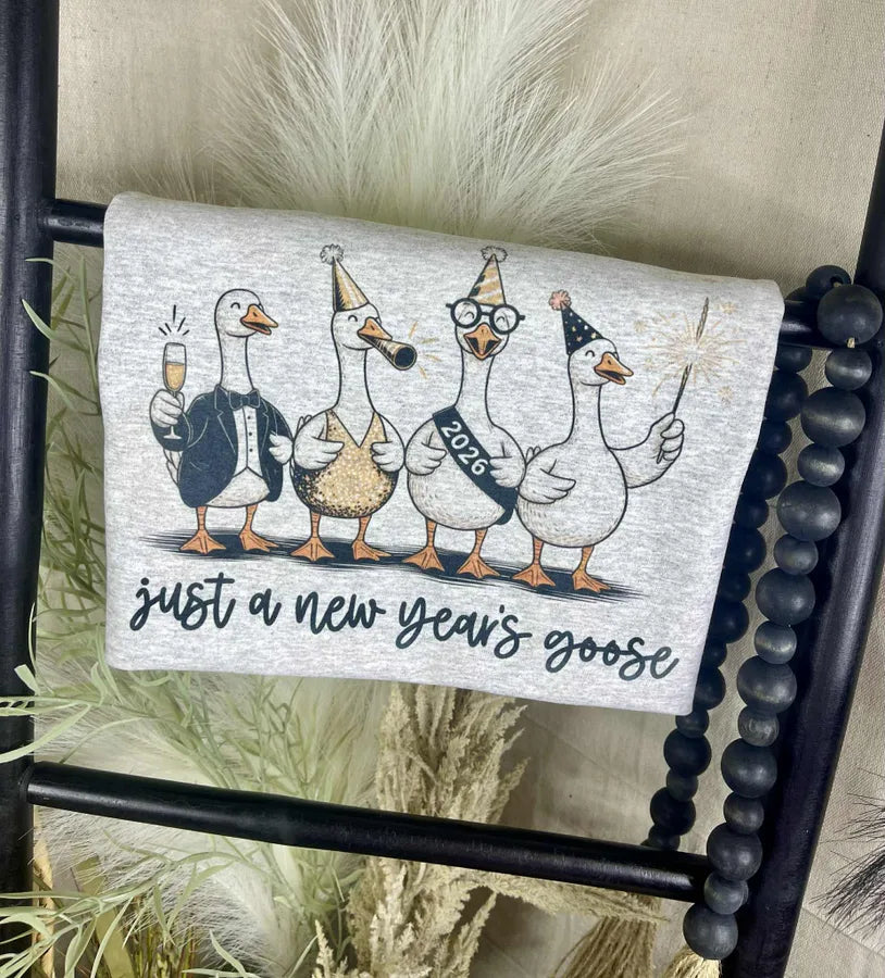 Just a New Year’s Goose (Gildan Tee)