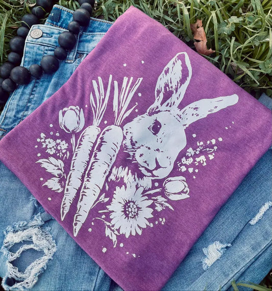 Bunny in Blooms (DTF Tee)