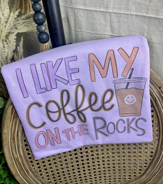 I like my coffee on the rocks (Gildan Tee)