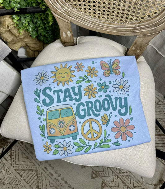 Stay Groovy (Gildan Tee)