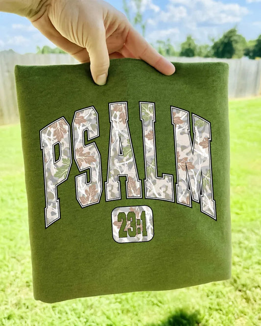 Camo Psalm 23:1 (DTF Tee)