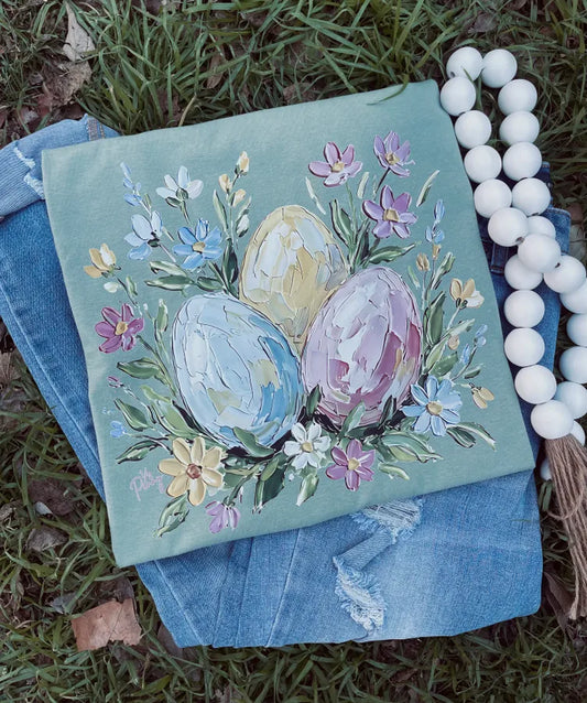 Painted Easter Eggs (DTF Tee)