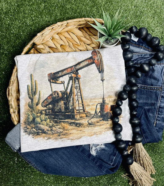 Pump Jack (Gildan Tee)