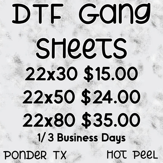 DTF Gang Sheets