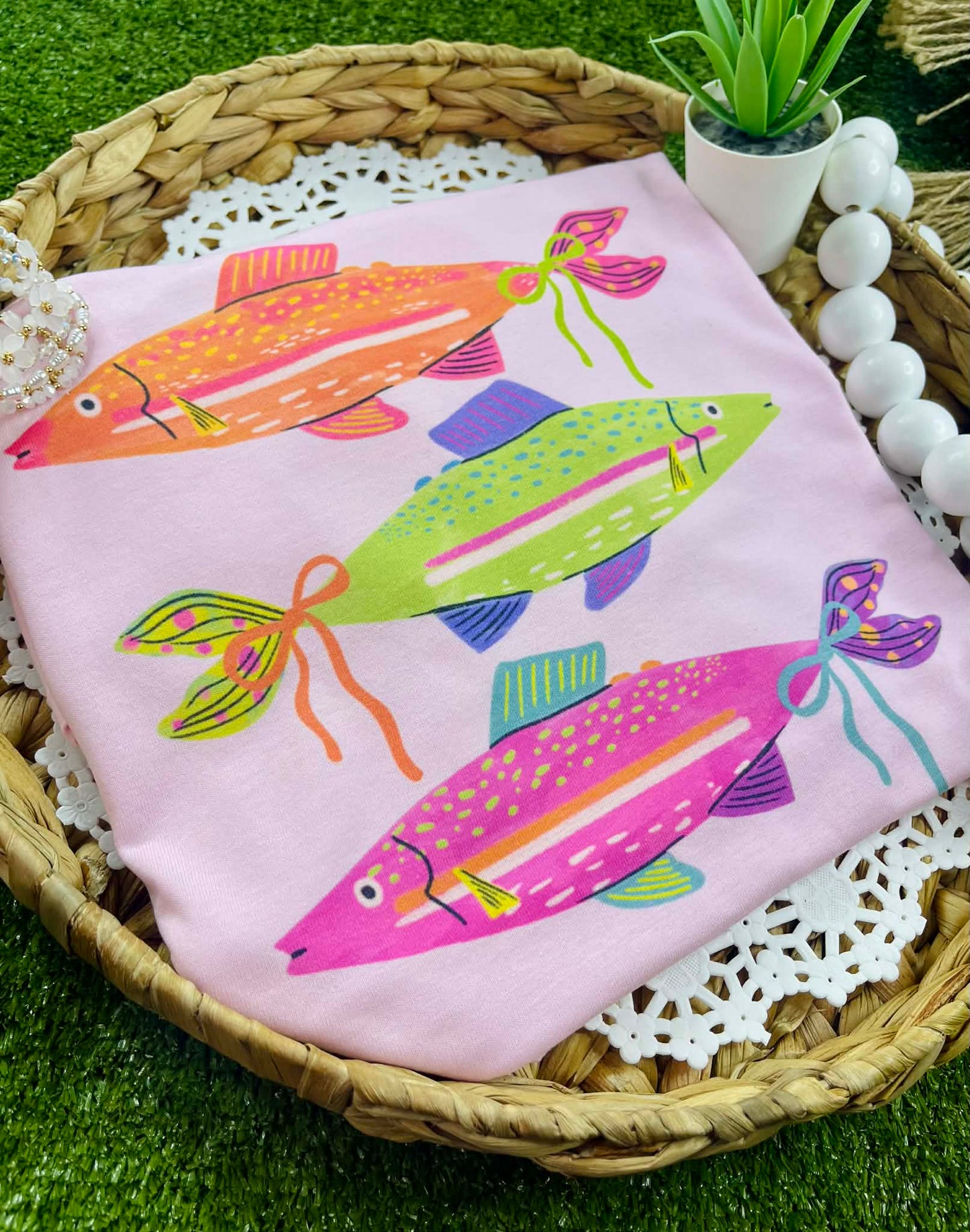 Fish and Bows (Gildan Tee)