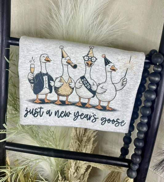 Just a New Year’s Goose (Gildan Tee)