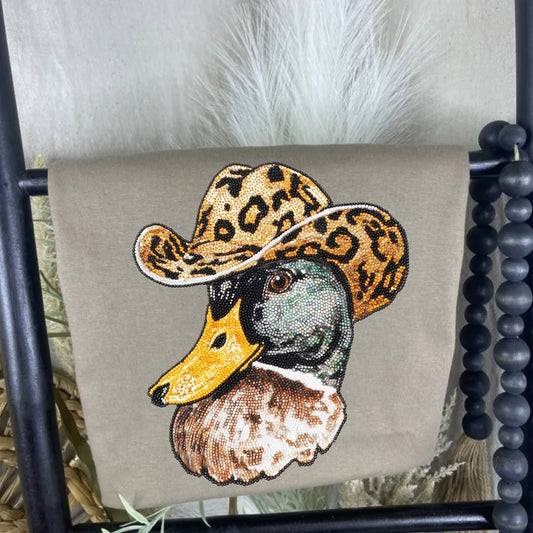 Duck with Cowboy Hat (DTF Tee)