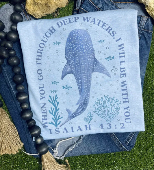 When you go through Deep Waters (Gildan Tee)