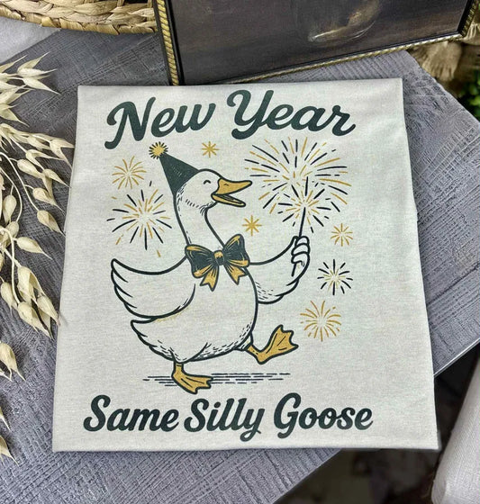 New Year Same Silly Goose(Gildan Tee)